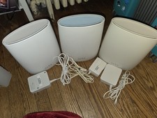 NETGEAR Orbi Tri Band Mesh Wi Fi System Router 2 Satellites AC3000
