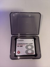 Canon 8MB Compact Flash Camera Memory Card FC-8M CF w/Case