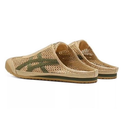 New Onitsuka Tiger MEXICO 66 SABOT BEIGE GREEN Slipper 1183C123