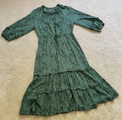 Next X Morris & Co Green MARIGOLD Dress  Size 12/40