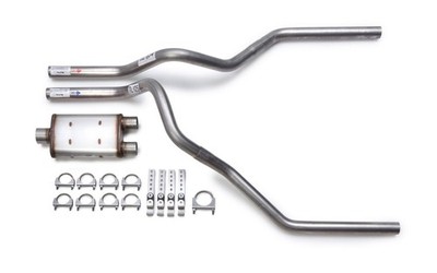 09-15 Dodge Ram Truck 2.5'' Mandrel Bent Dual Exhaust Kit Magnaflow Muffler