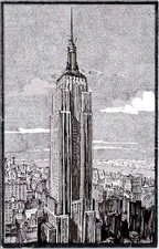 Empire State Building, NEW YORK CITY, NY Postcard - Stanton Paper & Foil Co.