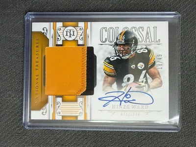 2025 Panini National Treasures - Colossal Signatures Hines Ward