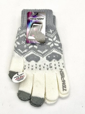 Tempish Damen Handschuhe Touchscreen Handy iPhone Smartphone Handschuh weiß Gr.S - Bild 1 von 3