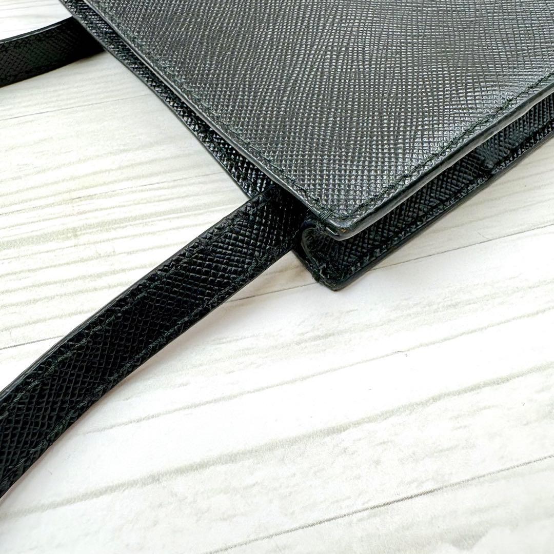Condition PRADA Shoulder Bag Shoulder Pouch Saffiano thumbnail 11