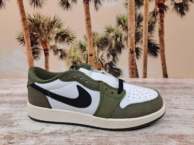 Nike Air Jordan 1 Retro Low OG GS Medium Olive Black HQ6999 200