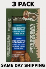 Dr. Squatch Deodorant 3 Pack: Fresh Falls, Pine Tar  Wood Barrel Bourbon Scents