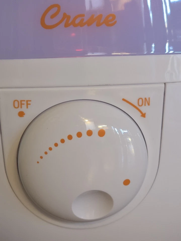 Crane EE-5302W Droplet Ultrasonic Cool Mist Humidifier Whisper Quiet Clean  - Image 4 of 4