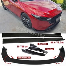 Front Bumper Lip Spoiler Side Skirt Rear Diffuser For Mazda 3 Bp Hatchback Front Bumper Lip Spoiler Side Skirt Rear Diffuser For Mazda 3 Bp Hatchback