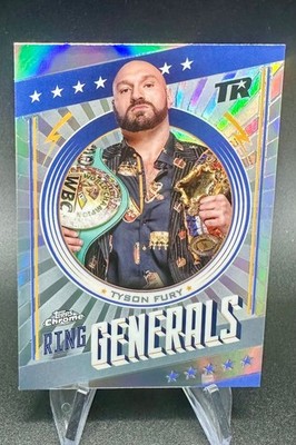 Topps Chrome Boxing # Tyson Fury # Ring Generals Insert # RG-6