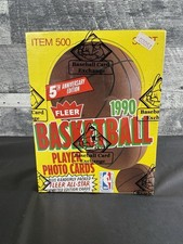 1990-91 Fleer NBA Basketball Sealed Wax Box BBCE Verified FASC Unopened Jordan