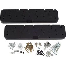 Speedway Sbc Valve Cover Adapterscoil Covers For Ls Fits V8 Black
