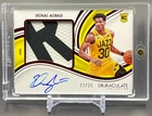 2022-23 Panini Immaculate Ochai Agbaji Ruby /25 Auto RC Rookie Premium Patch