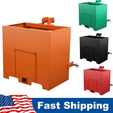 Heavy Duty Ballast Box 3 Point Category 1 Tractor Quick Tach Hitch Counterweight