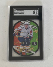 2012-13 FLEER RETRO HOCKEY #21JB ALEX OVECHKIN E-X 2001 JAMBALAYA SGC 8 NM-MT