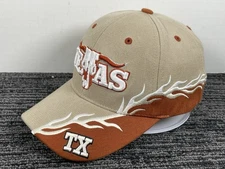 🔥 Sams • Baseball Hat Cap • Texas Longhorn • Light Brown • One Size Adjustable