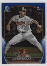 2023 Bowman Draft Chrome Blue Refractor 20/150 Jackson Baumeister #BDC-84 0w3