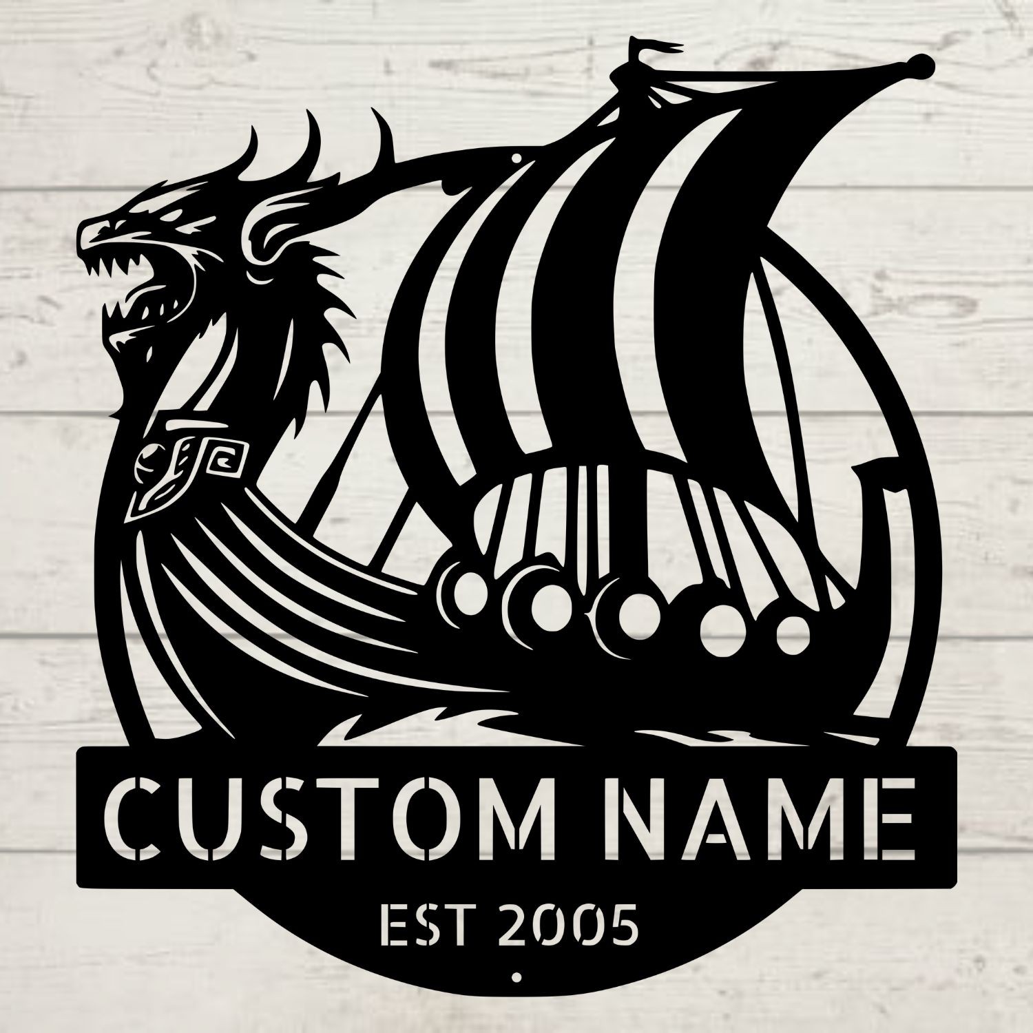 Custom Viking Totem Warriors Metal Sign Personalized Home Office Decor Gift Fans