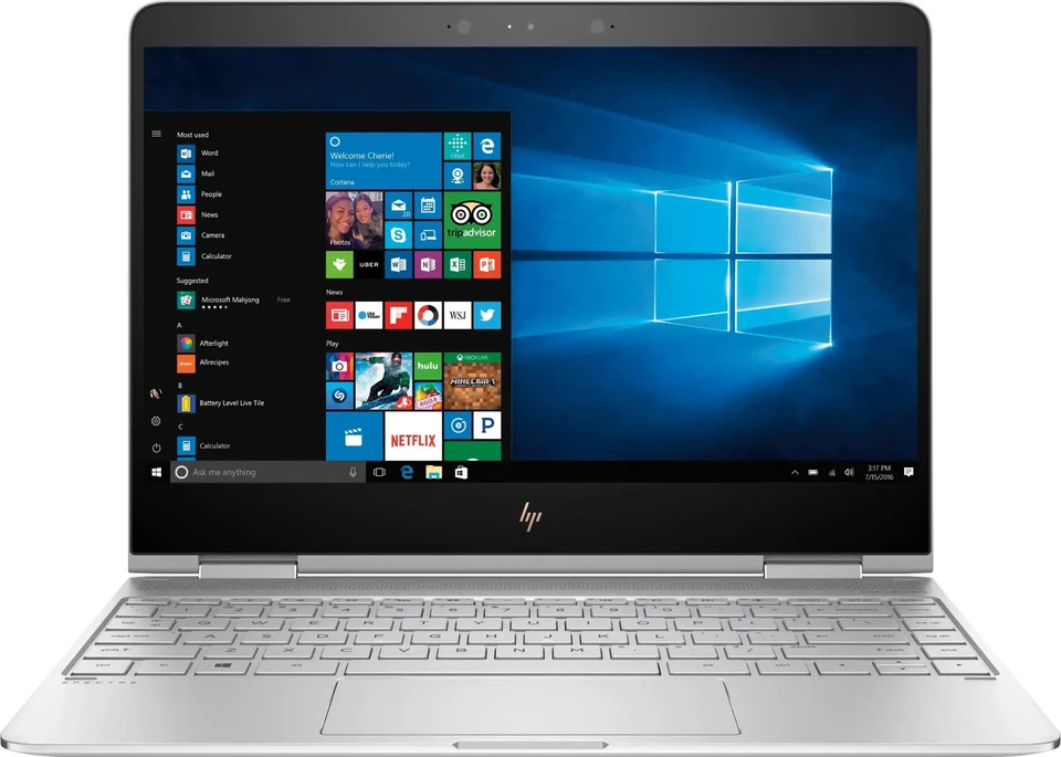 HP Spectre x360 2-in-1 13-AC013DX 13.3" FHD Touch i7 7th Gen 8GB RAM 256GB SSD - Image 2 of 4