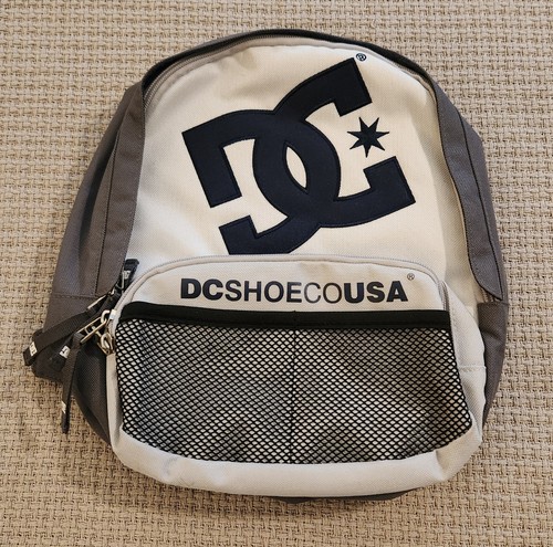 Dc Shoe Co Usa Mini Backpack White Grey Blue