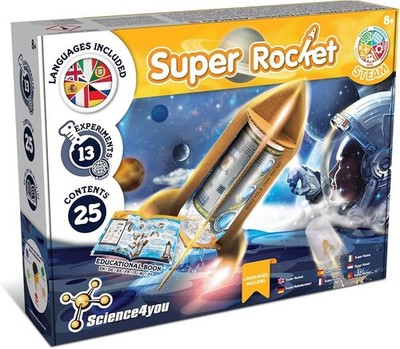 Science4you Raketenstart-Kit MINT Weltraumspielzeug Alter 8+