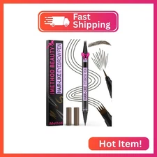 iMethod Eyebrow Pen - Eyebrow Pencil Magic 2-in-1 Eye Brow Pencils for Women wit