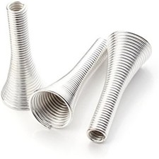 Linsoir Beads 26mm Large Iron Spring Bead Cap Cone Trumpet Design Spri