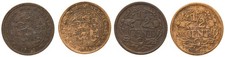 Netherlands - 1/2 Cent 1912, 1914