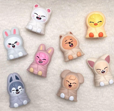 Stray Kids Skzoo Light Mascot Complete Set Gashapon Capsule Toy