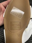 Journee Slide Sandal Women Size 7 White Crisscross Square Toe Padded Slip On — photo 5
