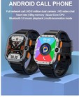 Valdus PGD Android Smartwatch 4G GPS Dual Camera 16/64GB ROM SIM NFC WiFi Watch