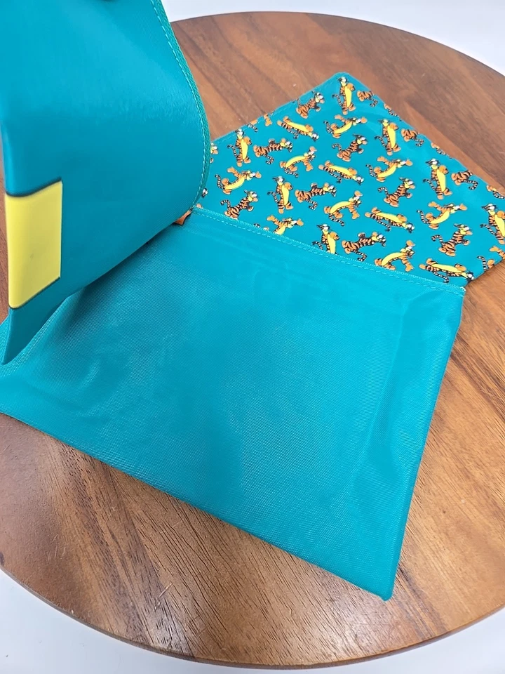 Three New Turquoise Tigger Makeup Bags - Image 3 of 4