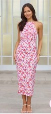 NWT Hello Molly Dress Floral Open Back Dress Size 6