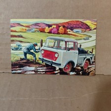 1956 Willys Kaiser Jeep FC 150 Truck Dealership Factory Postcard