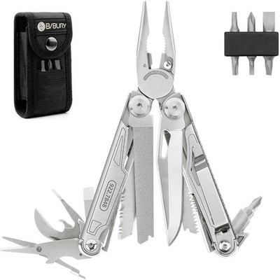 Multitool BI2038A, 19-in-1 Stainless Steel Multi Tool with Fold-able P.