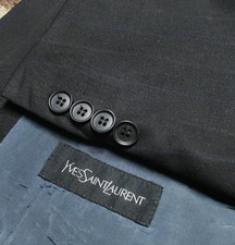 Vintage Yves Saint Laurent YSL all worsted classic db suit jacket blazer 50R