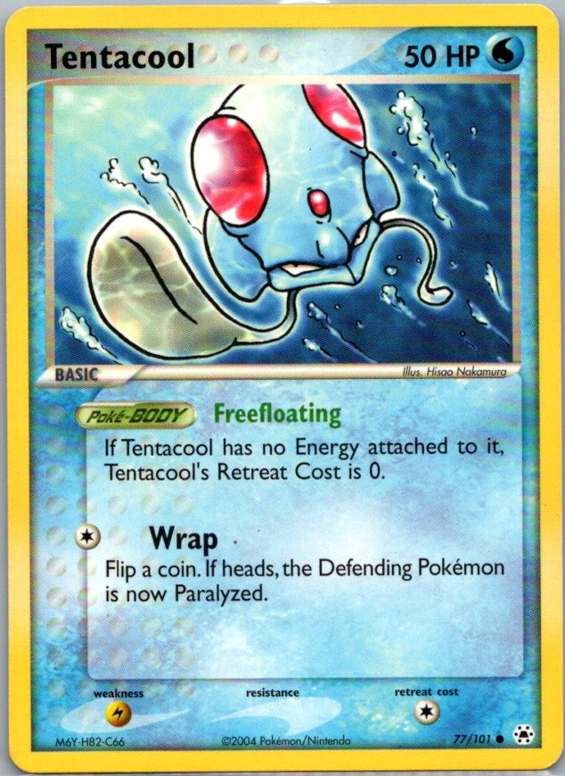 Tentacool 77/101 Common Hidden Legends NM