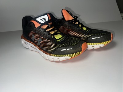Under Armour UA HOVR Infinite 1 Running Shoes Mens 11 Black Orange Connected 