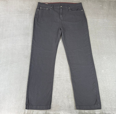 American Giant Roughneck Stretch Canvas Pants Mens 38x32 Iron Gray $165 USA NWOT
