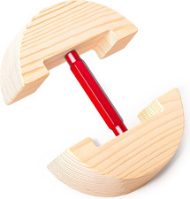 Hat Stretcher for Fitted Hats, Adjustable Wooden Hat Jack, Fits 7 8 Caps