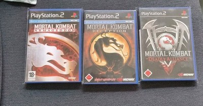 Mortal Kombat Sammlung PS2   Armageddon + Deception+Deadly Alliance Playstation 
