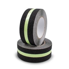 2x Anti-Rutschband leuchtend gr&uuml;n je 5cm x 10m selbstklebend Griptape f. Treppe