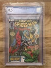 Amazing Spider-Man #124 CGC 8.5 1973 1st app Man Wolf OW to W Pages