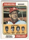 Philadelphia Phillies Field Leaders 1974 Topps #119