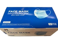 KINDCARE DISPOSABLE FACE MASK 3PLY EAR LOOP 50 PCS PER BOX
