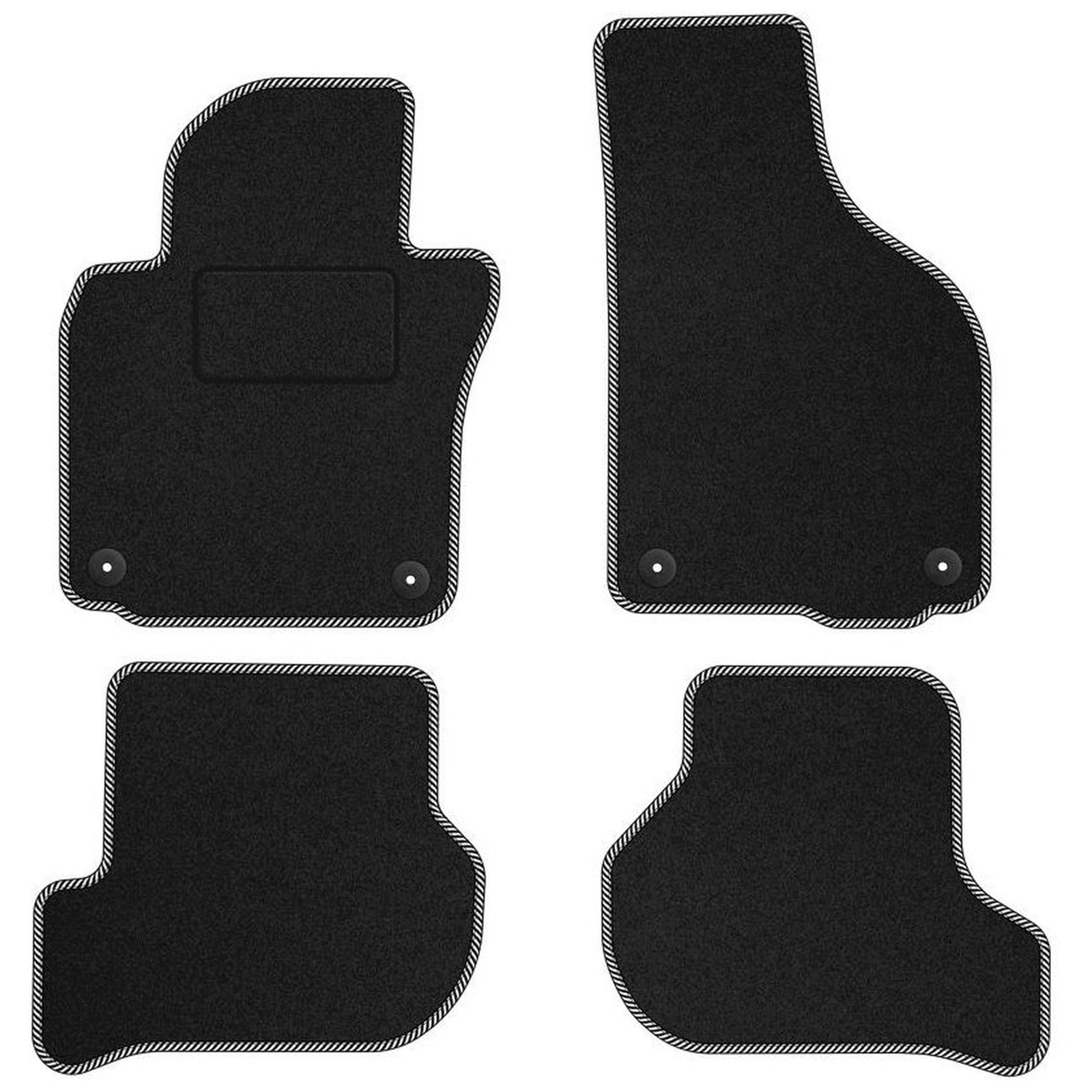 Tapis de sol Golf 5 en velours pour remplacer vos tapis usés avec style STREAK