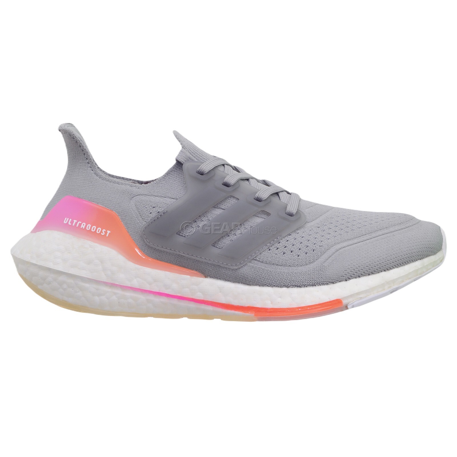 Женские кроссовки Adidas Ultraboost 21 Boost, серые, Размер 7.5