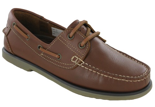 DEK Boat Moccasin Deck Leather Shoes Mens Casual Loafers Lightweight UK 6-12 - 第 11/27 張圖片