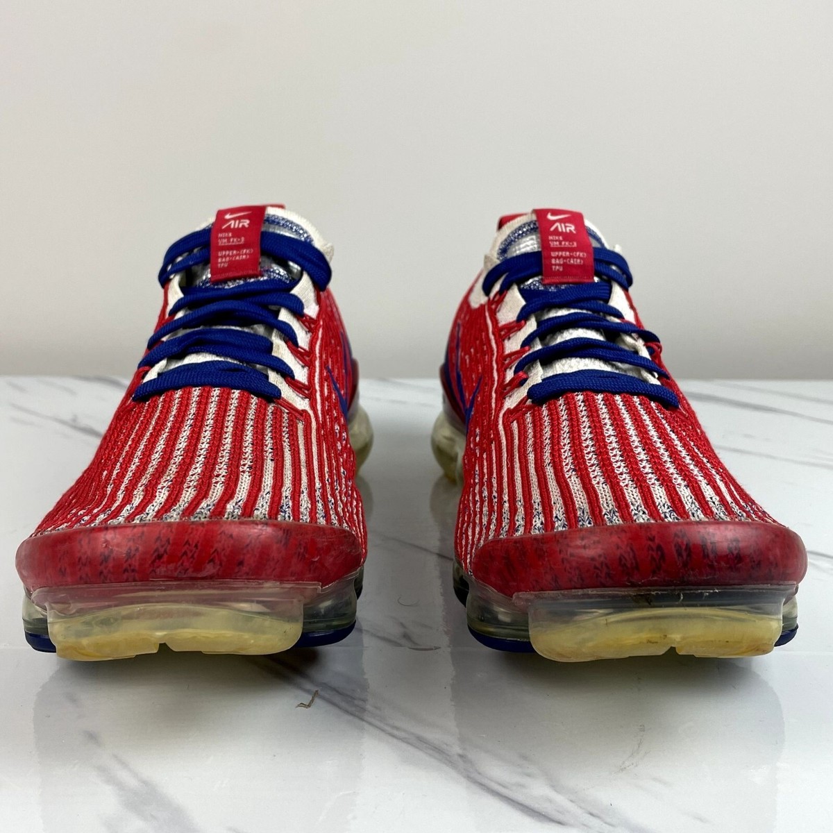 Nike Air VaporMax 3.0 Flyknit \'USA\' Athletic Sneakers US 10 Amazon.com | Nike Mens Air Vapormax 3.0 Flyknit Running  main image 3