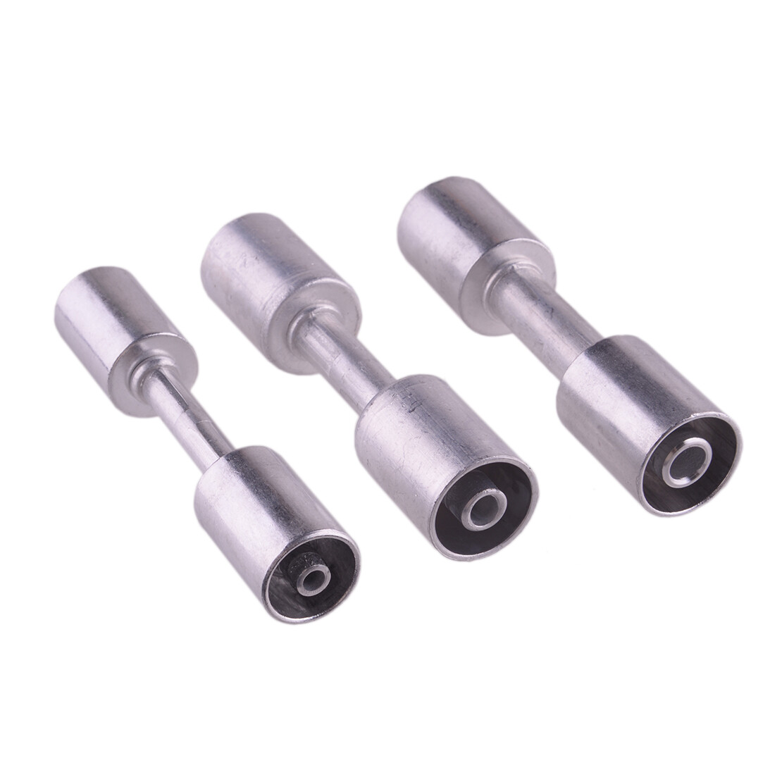 3pcs Car Aluminum Fitting Straight Beadlock Splice Fit For 6 8 10 A